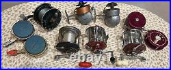 10 Vintage Fishing Reels -2 South Bend, 3 Penn Peer, 1Castey, 2 Perrine, +2 more