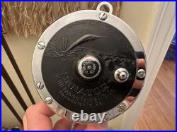 114 Penn LEFT HAND 6/0 Senator Red Handle Fishing Reel LEFTY MADE IN USA VINTAGE