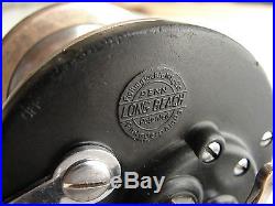 1933 Early Penn Model K Long Beach 300 Yard Saltwater Baitcasting Fishing Reel