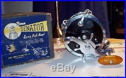 1950's Penn Senator 12/0 Big Game Fishing Reel With Box Original+Beauty Nrmt