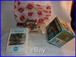 1970's Penn 920 Levelmatic Bait Casting Reel & Box Manual Wrench Lube New