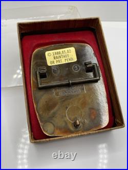 24k Gold 1979 Penn Reels The Reels of Champions Enamel Metal Belt Buckle