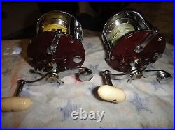 2 Vintage Bakelite Penn Peer No. 209 Saltwater Fishing Reels EXCELLENT COND
