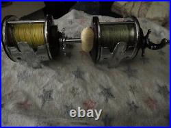 2 Vintage Bakelite Penn Peer No. 209 Saltwater Fishing Reels EXCELLENT COND