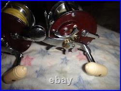 2 Vintage Bakelite Penn Peer No. 209 Saltwater Fishing Reels EXCELLENT COND