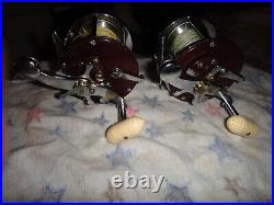 2 Vintage Bakelite Penn Peer No. 209 Saltwater Fishing Reels EXCELLENT COND