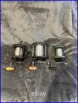 (3) Penn Reels Lot (2) Penn Squidders # 140 (1) Penn Long Beach #68 Deep Sea