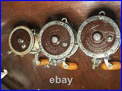 3 Penn Senator Fishing Reels Two 114-H And One 113-H