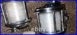 3 VINTAGE PENN SENATOR 6/0 FISHING REEL + Penn Peer 209