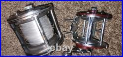 3 VINTAGE PENN SENATOR 6/0 FISHING REEL + Penn Peer 209
