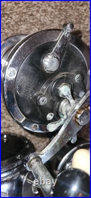 3 VINTAGE PENN SENATOR 6/0 FISHING REEL + Penn Peer 209