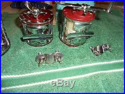 3 Vintage Penn reels-114H-112H-500S- 6/0, 3/0 & Jigmaster Very Nice set