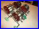4 Penn 309 Levelwind Fishing Reels, Burgundy Side Plate, Black, RH, USA