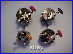 4 Vintage Penn Fishing Reels, Penn Senator 1/0 & 3 Penn Long Beach Reels L@@k @@