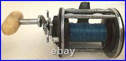 4 Vtg Fishing Reels PENN Long Beach Monofil Leveline & Ocean City Saltwater USA