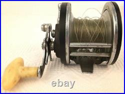 4 Vtg Fishing Reels PENN Long Beach Monofil Leveline & Ocean City Saltwater USA