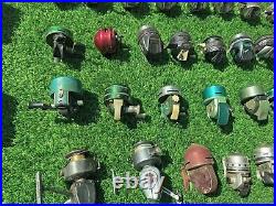 55 vintage fishing reels With boxes lot (Casting, Spinning, Bait Casters)