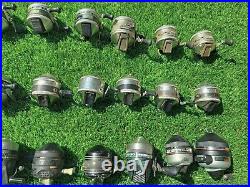 55 vintage fishing reels With boxes lot (Casting, Spinning, Bait Casters)