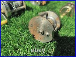 55 vintage fishing reels With boxes lot (Casting, Spinning, Bait Casters)