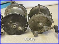 5 VTG PENN REEL Lot Penn 500 Penn 60/65 4 Brothers Mohawk 1923 Ocean City 113