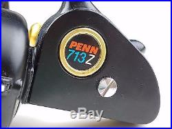 713Z Penn Z Spinfisher Spinning Reel Vintage with Box Right Hand Drive