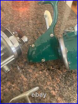 8 Assorted Vintage Fishing Reels. LOOK