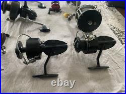 8 Vintage Reels Penn Garcia Mitchell Shakespeare Heddon Berkeley ALL WORKING
