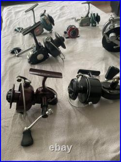 8 Vintage Reels Penn Garcia Mitchell Shakespeare Heddon Berkeley ALL WORKING