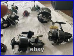 8 Vintage Reels Penn Garcia Mitchell Shakespeare Heddon Berkeley ALL WORKING