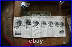ANTIQUE Penn 1939 #8 and 14 Reel Catalog, PFLUEGER 1939 & 40 Peen, Parker