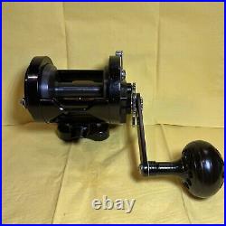 Accuframes Black Penn Squidder 140 Fishing Reel With Power Handle Custom Nice