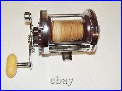 Antique Penn Squidder 140 w Burgundy Bakelite Trim / Extra Spool / Mounting kit