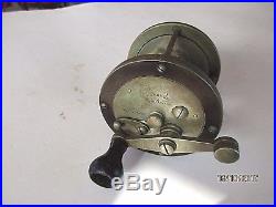Antique Vintage Bait Casting/Baitcasting Fishing Reel Penn Pennell #300 Brass