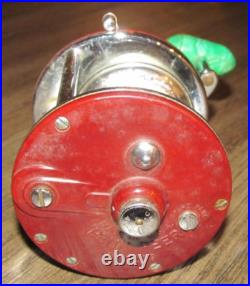 Antique Vintage Fishing Reel Penn Peer SR. 209M Metal Spool with Box & Paperwork