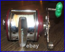 Antique Vintage Fishing Reel Penn Peer SR. 209M Metal Spool with Box & Paperwork