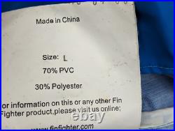 Authentic Penn Reels Fishing Gear PVC Coat Large Heavy Duty Hood Waterproof VTG