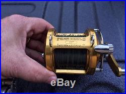 Big Game Fishing Penn International Lot of 2 Reels 12T Lure Vintage Tackle Box