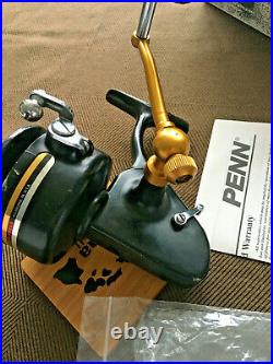 Classic Vintage Penn 704z Spinning Reel, With Manual Pickup Like 706z. USA Made