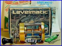Collectible 70's USA Vintage Penn Levelmatic 930 casting reel-used/excellent+