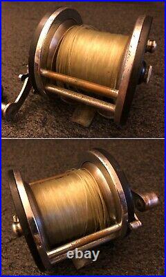 Early Vintage 1930s Penn Long Beach Fishing Reel LOOK Pending Patent USA