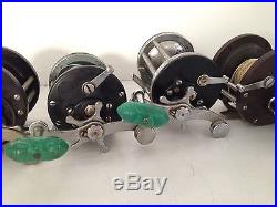 Estate Lot of 8 Vintage PENN Fishing Reels Collectible Lot
