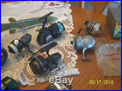 Fishing Reels a Group of 15 Vintage Fishing Reel's Bache Brown, Penn, Imperial