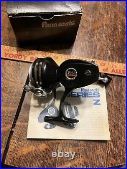 Fishing Vtg Penn 720 Z With Spool Spinning Reel + Box +Papers Very Nice