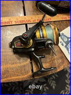 Fishing Vtg Penn 750 SS Skirted Spool Spinning Reel + Box +Papers + Tools