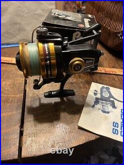 Fishing Vtg Penn 750 SS Skirted Spool Spinning Reel + Box +Papers + Tools