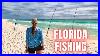 Girl Surf Fishing In The Florida Panhandle