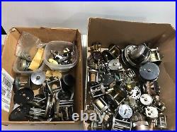 Huge Lot of Antique Fishing Casting Reels for Parts or Repair Penn Ocean City+