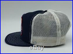 LOUISVILLE MFG Vintage Penn Reels Patch Snapback Trucker Hat Cap USA MADE 2 tone