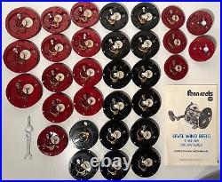 Large Lot 33 PENN Reels Level Wind Reels No. 9, 209, 210, 309 Series Vintage