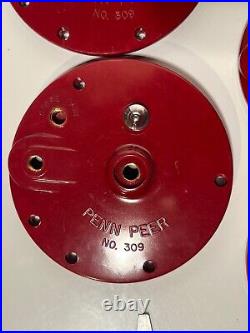 Large Lot 33 PENN Reels Level Wind Reels No. 9, 209, 210, 309 Series Vintage